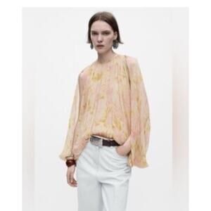 Zara Blouse Boho Floral Chloe Inspired 2025 Spring